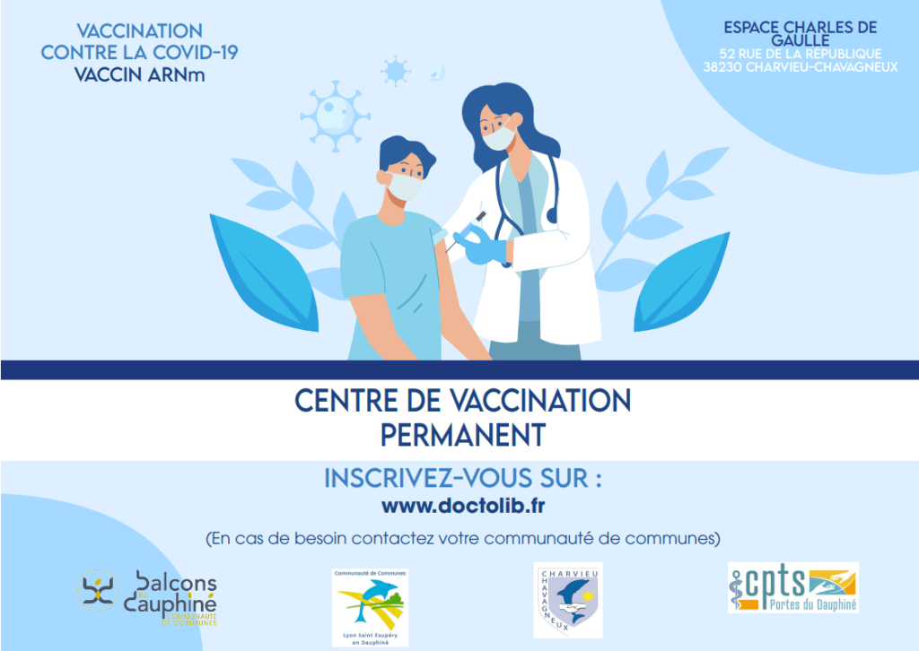 Déménagement du centre de vaccination permanent à Charvieu-Chavagneux