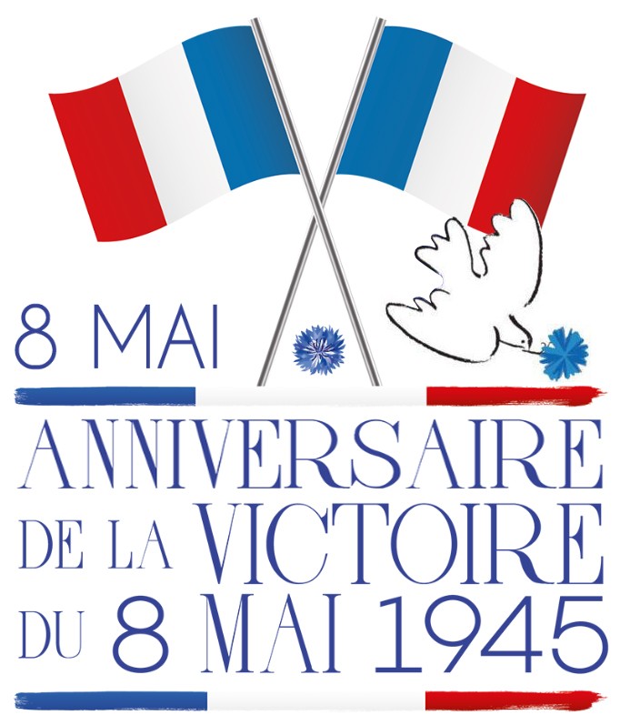 Commémoration de la victoire du 8 mai 2022 - Mairie de Charvieu-Chavagneux