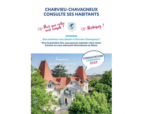L’AVENIR DE CHARVIEU-CHAVAGNEUX : VOTRE AVIS COMPTE