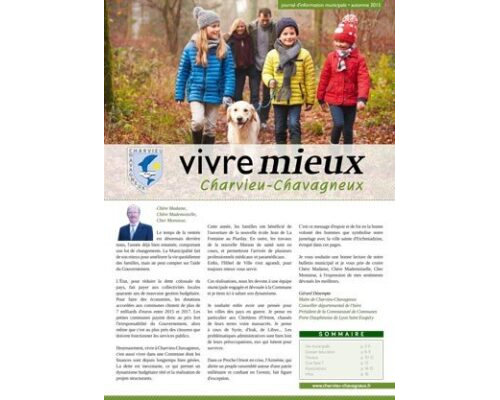 Bulletin Vivre Mieux à Charvieu-Chavagneux Automne 2015